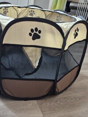 8 Sided Soft Foldable Pet Playpen